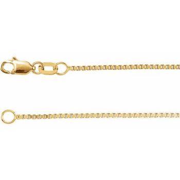 1.0mm Box Chain with Lobster Clasp 20 inch Ref 978823