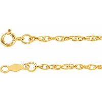 14K Yellow 1.5 mm Rope 7