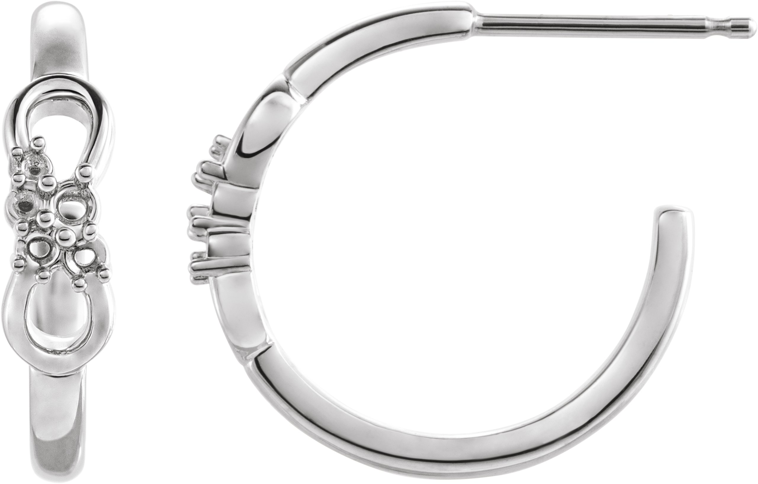 Infinity-Inspired Hoop Earrings