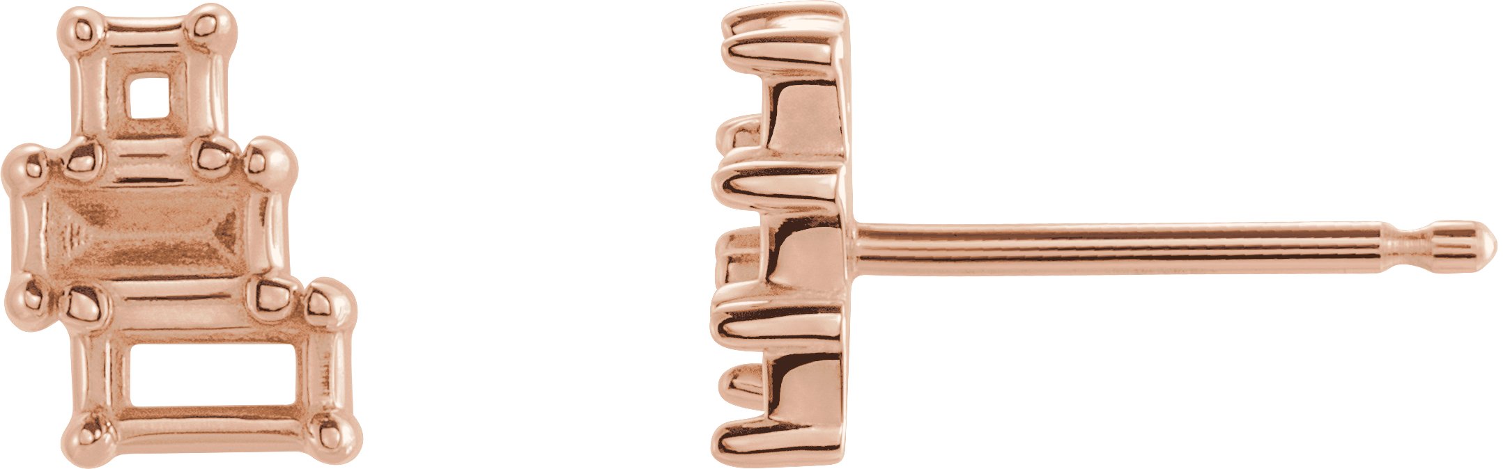 Geometric Cluster Earrings
