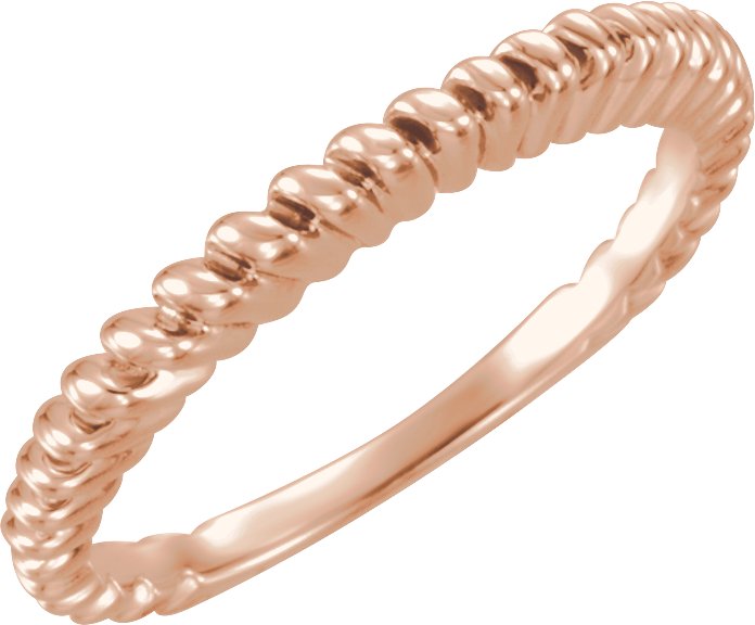 Fancy Band – 14K Rose Gold