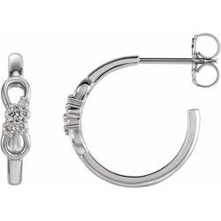 Infinity-Inspired Hoop Earrings