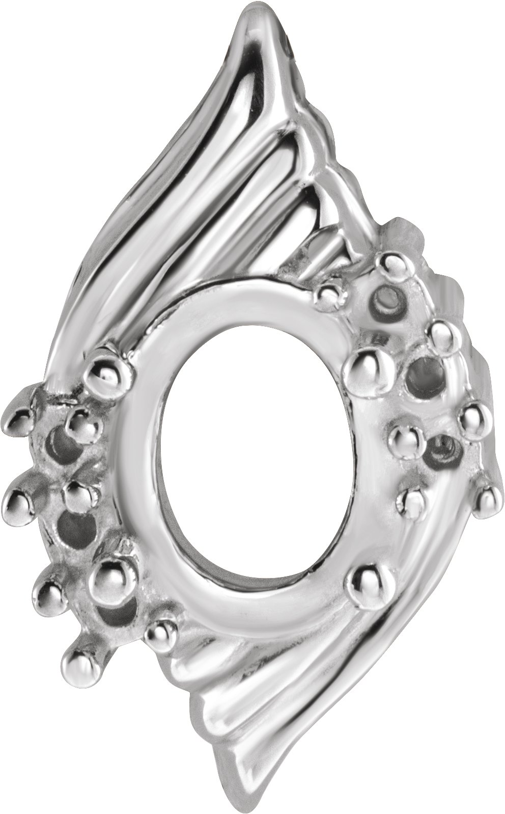 Oval Accented Slide Pendant