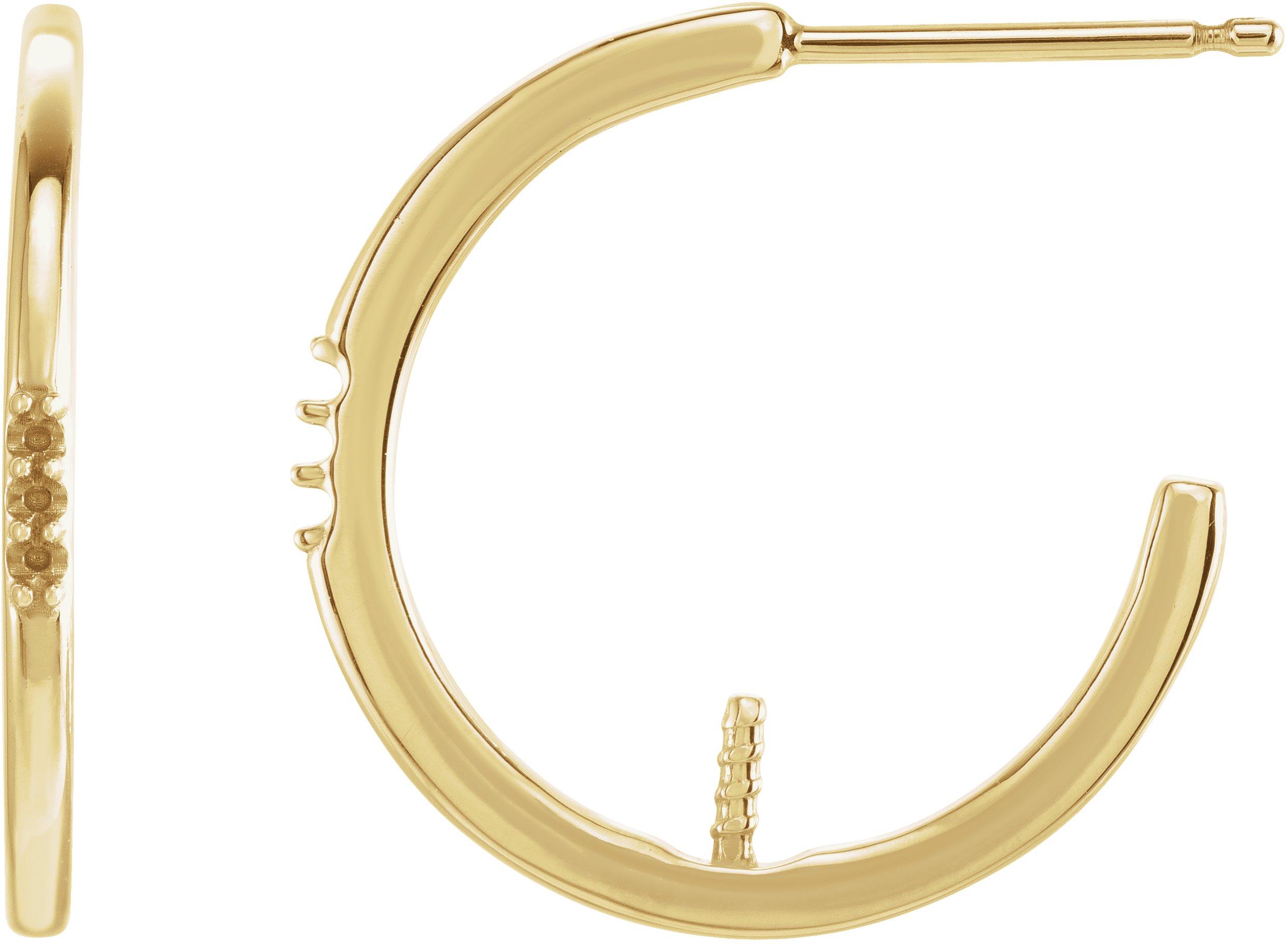 Pearl Hoop Earrings