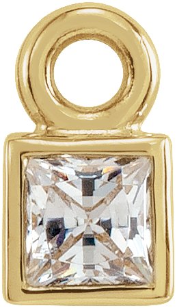 Bezel-Set Dangle