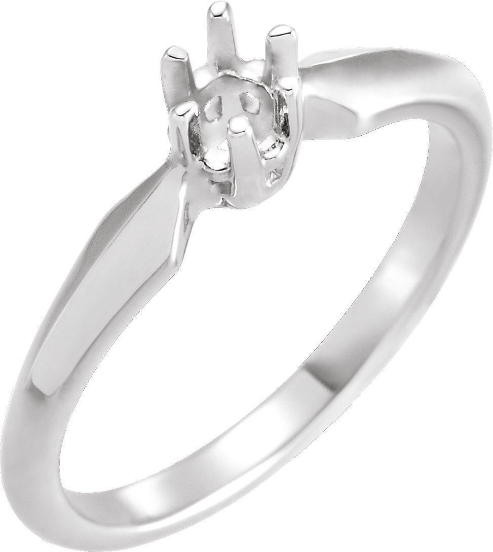 Solitaire Engagement Ring or Band