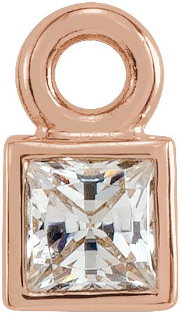 Bezel-Set Dangle