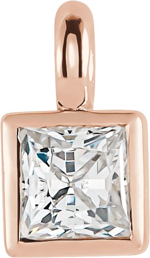 Bezel-Set Dangle