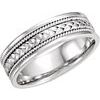 14K White 6.75 mm Woven Band Size 5 Ref 1765841