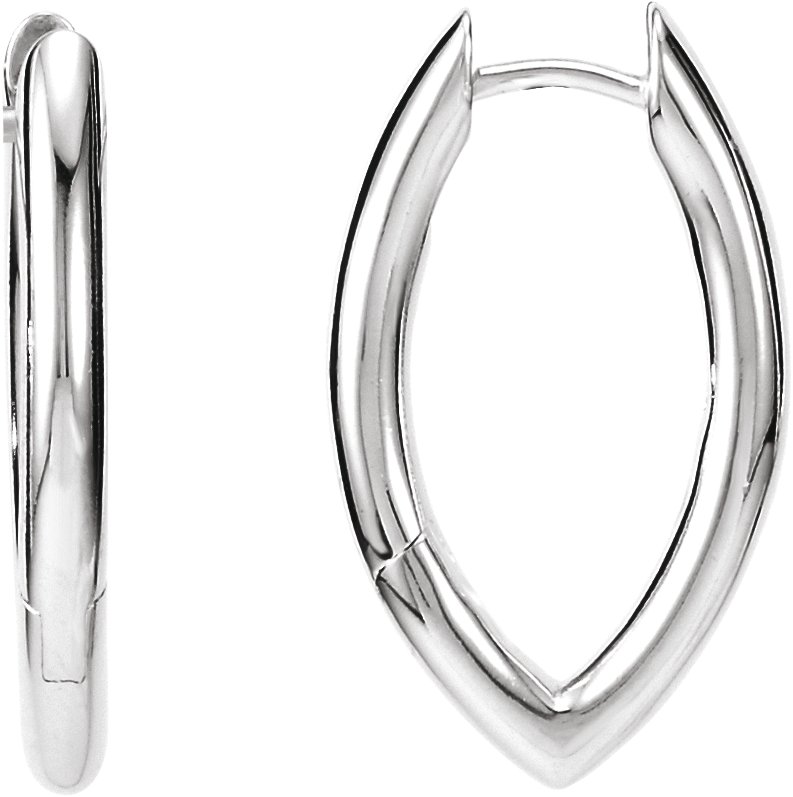 Metal Fashion | Round Tube Hinged Earrings