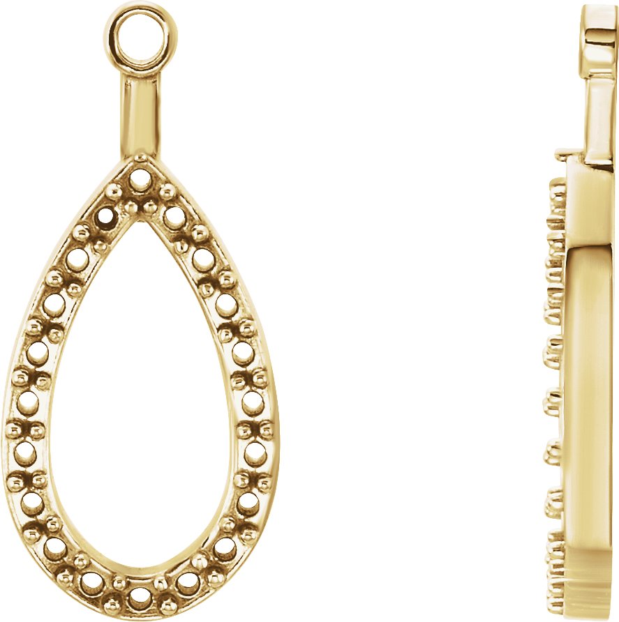 Teardrop Earring Jackets