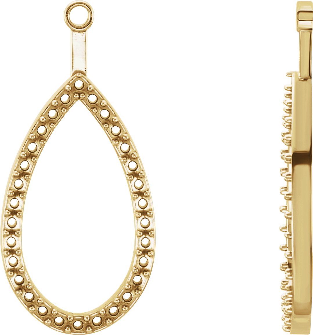 Teardrop Earring Jackets