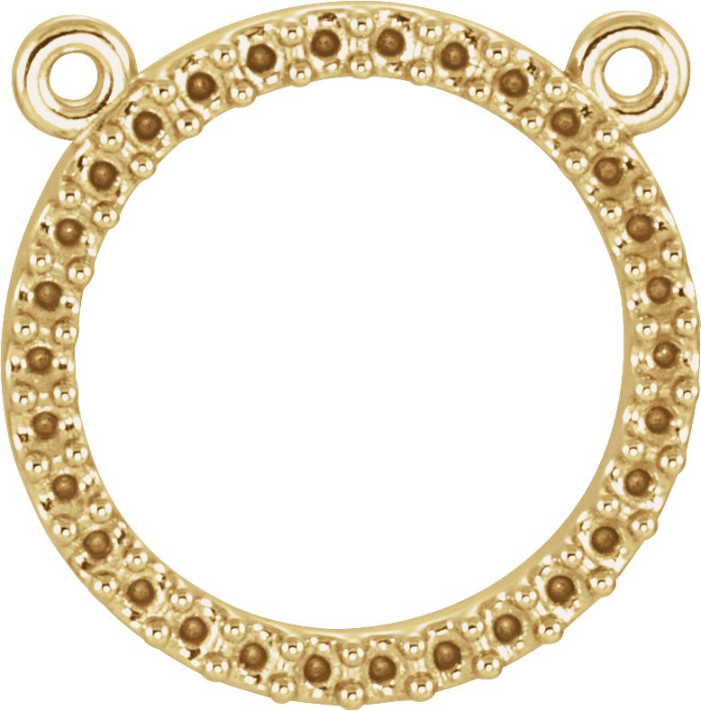 Petite Circle Necklace or Center