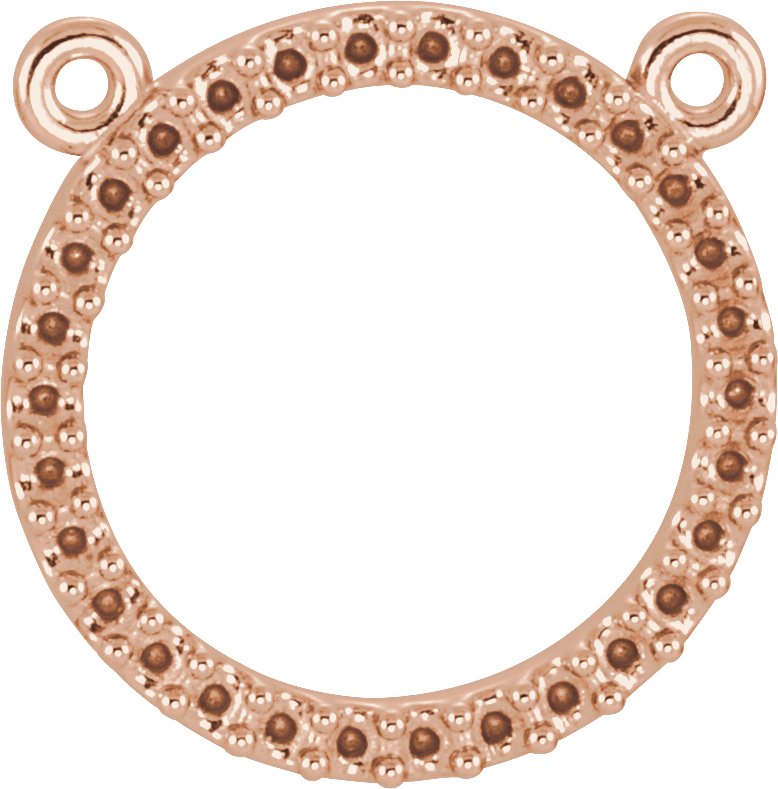 Petite Circle Necklace or Center