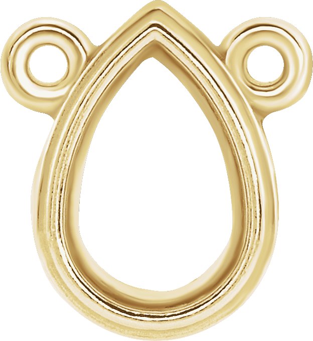 Bezel-Set Necklace Center