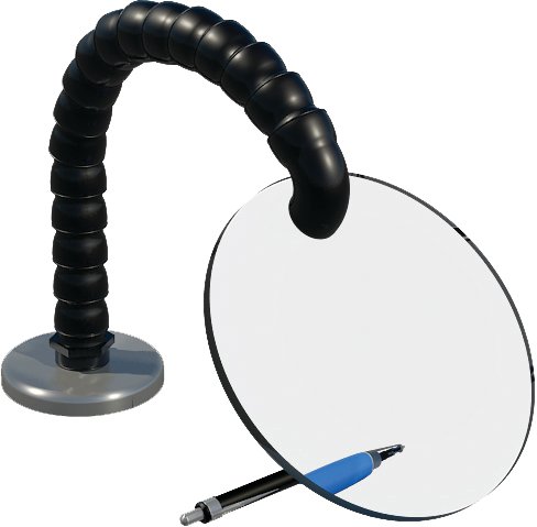 Quatro Magnifier & Debris Shield with Magnetic Base