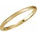 14K Yellow 2 mm Hand Engraved Band Size 7 