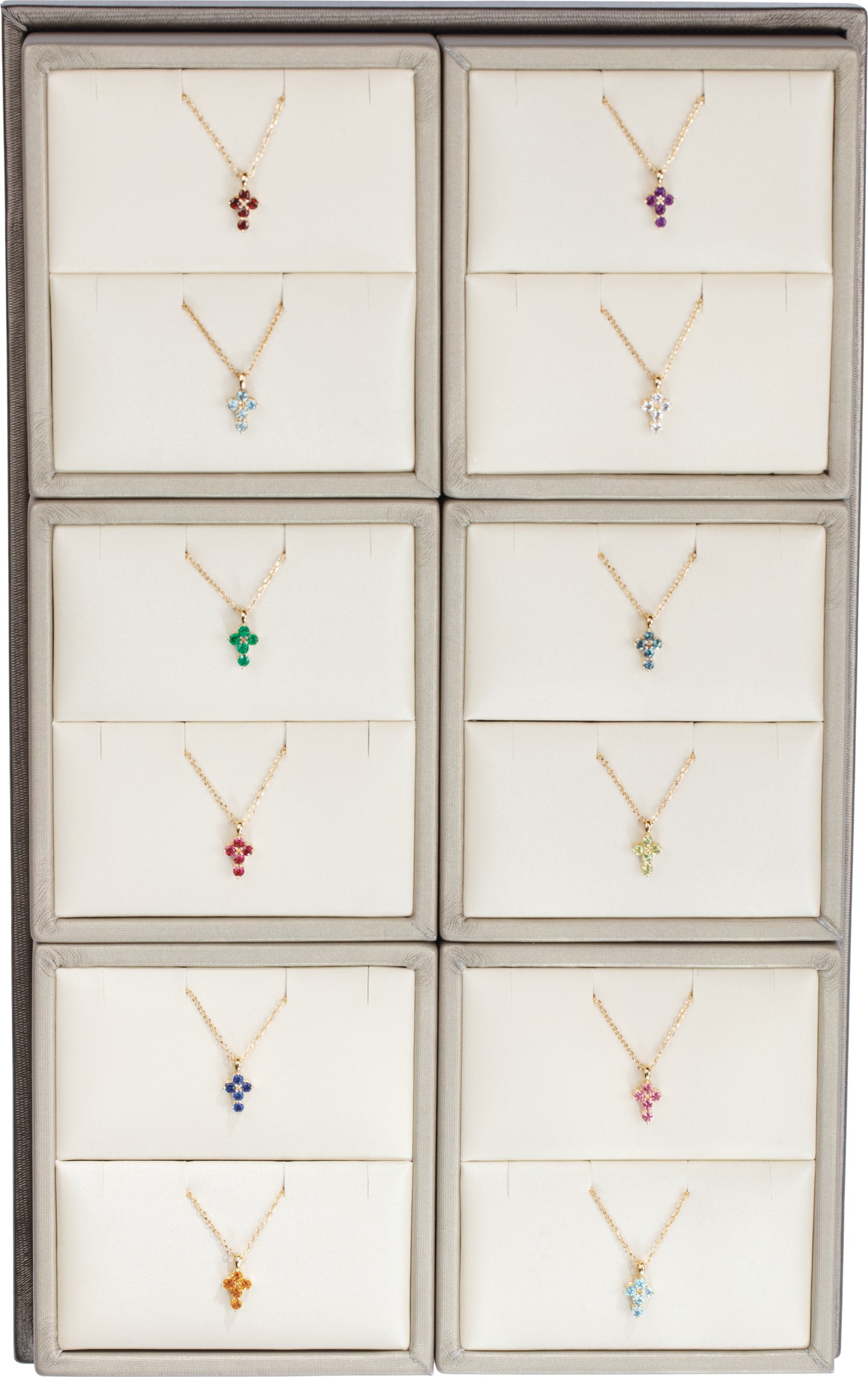 Birthstone Cross Necklace Selling System