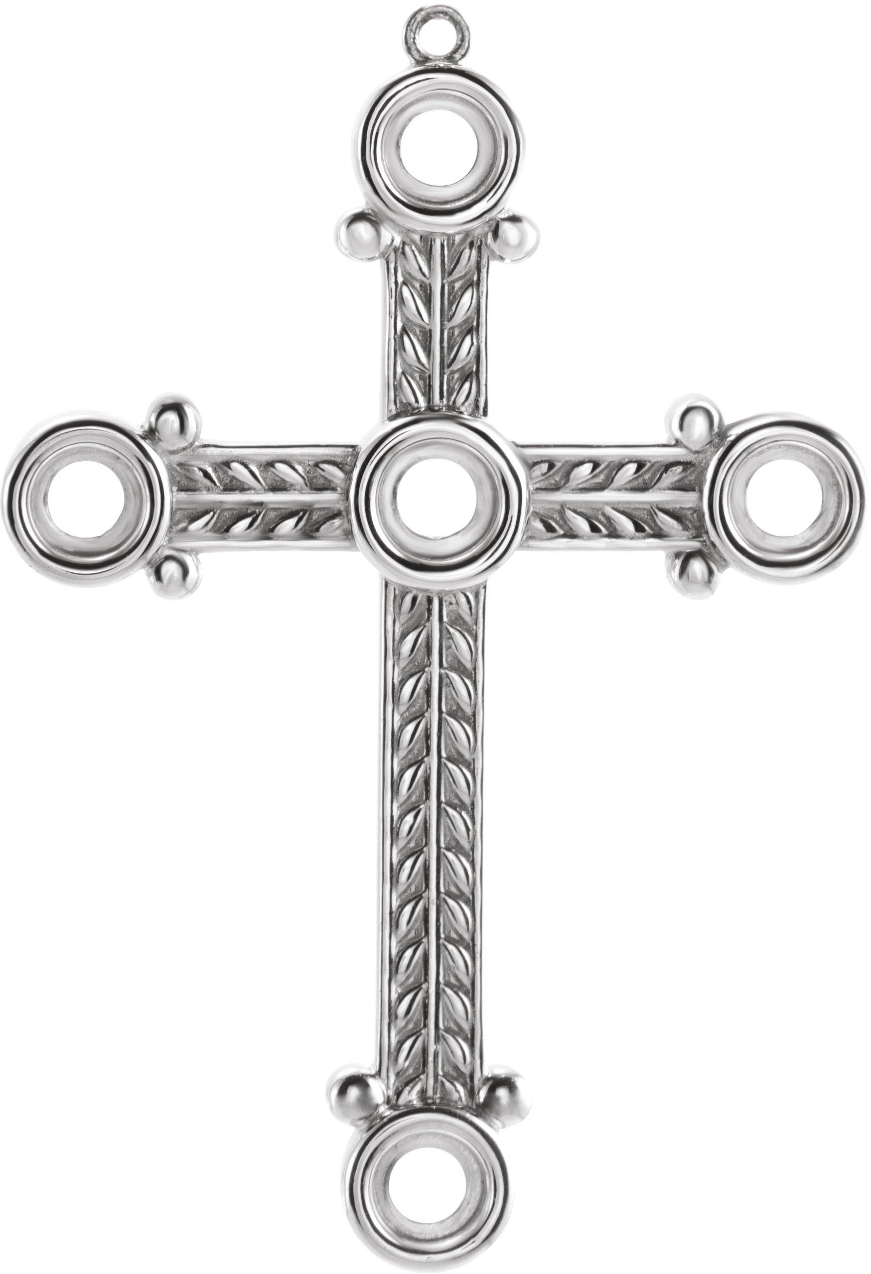 Cabochon Cross Dangle