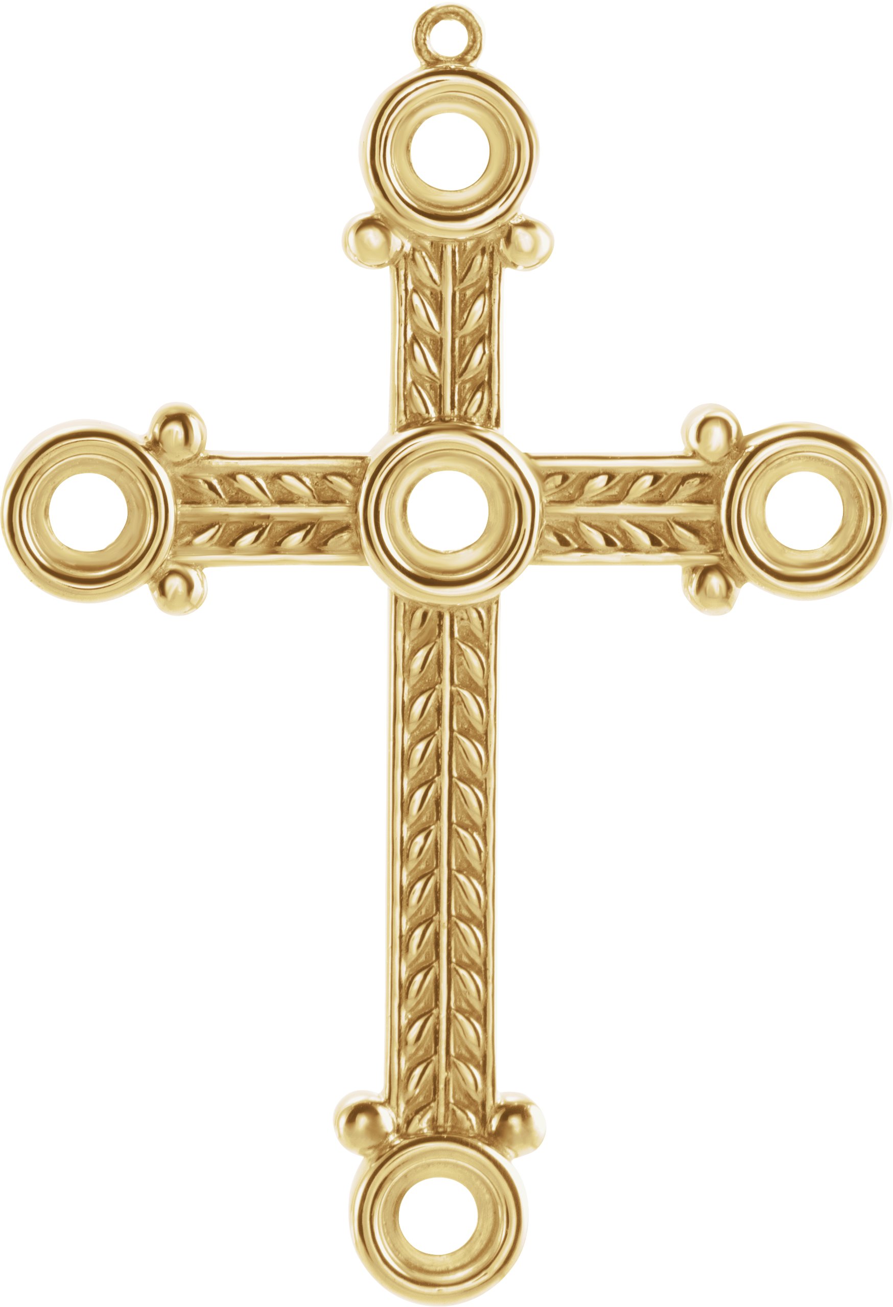 Cabochon Cross Dangle