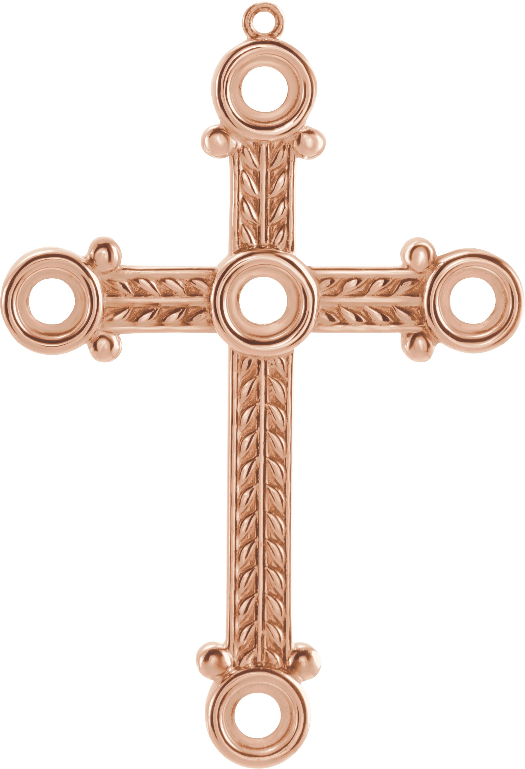 Cabochon Cross Dangle