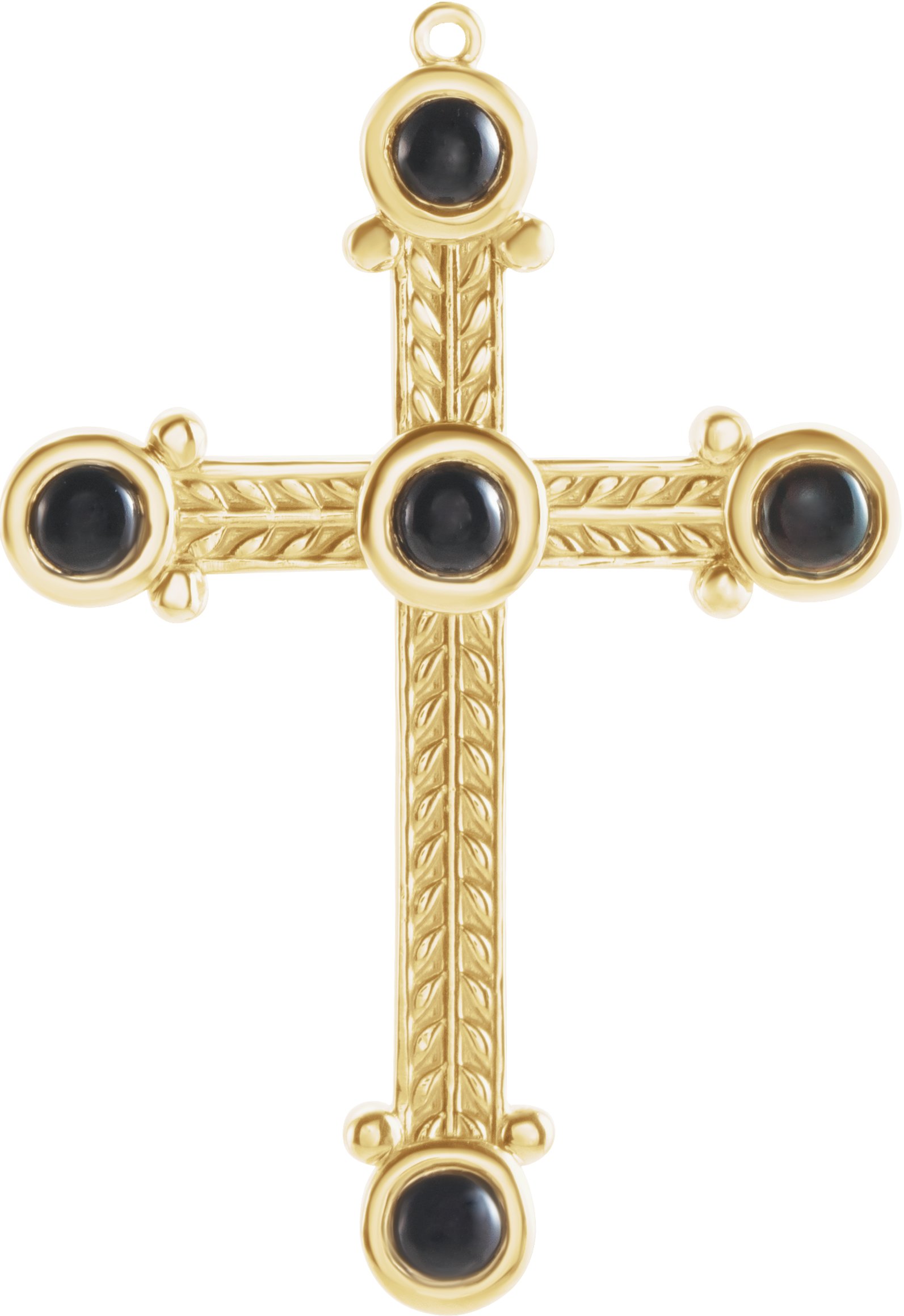 Cabochon Cross Dangle
