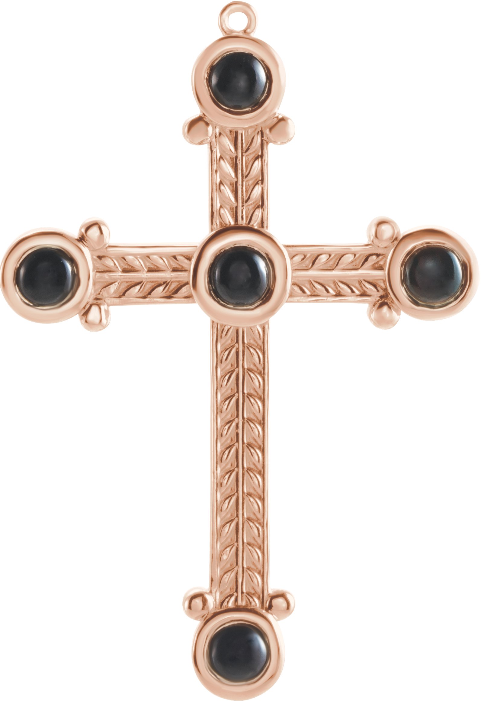 Cabochon Cross Dangle