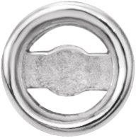 Round Micro Bezel-Set Earring Setting