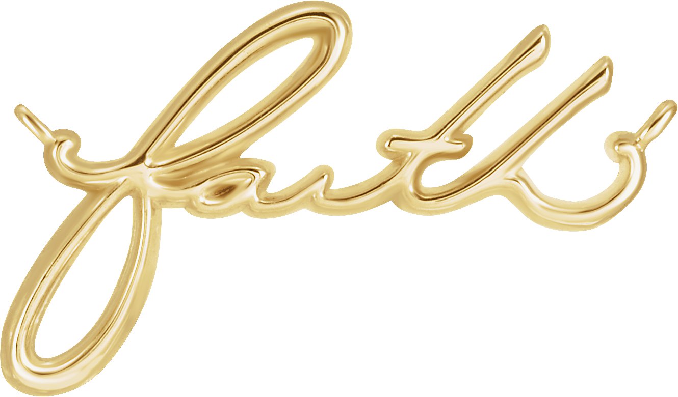 Faith Necklace or Center
