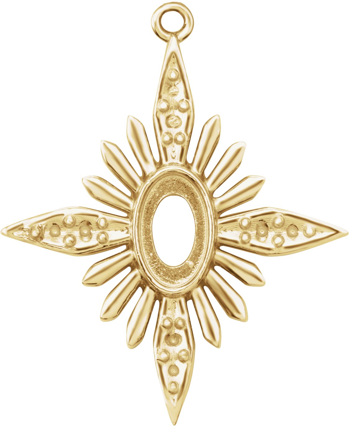 Star Cabochon Dangle