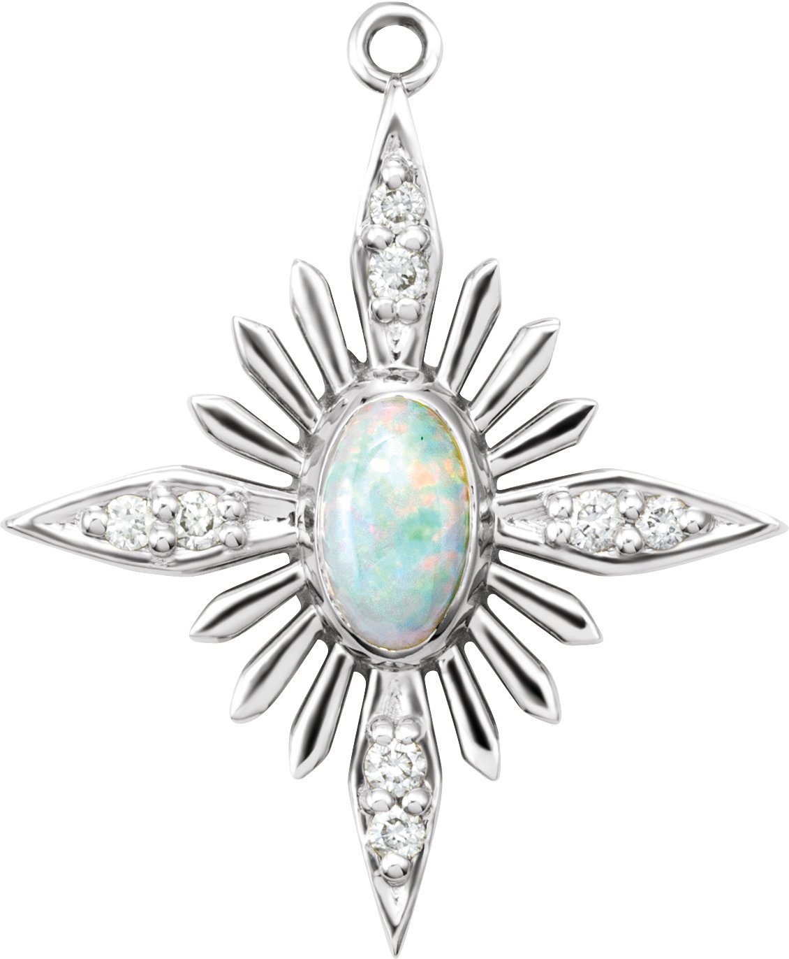 Star Cabochon Dangle
