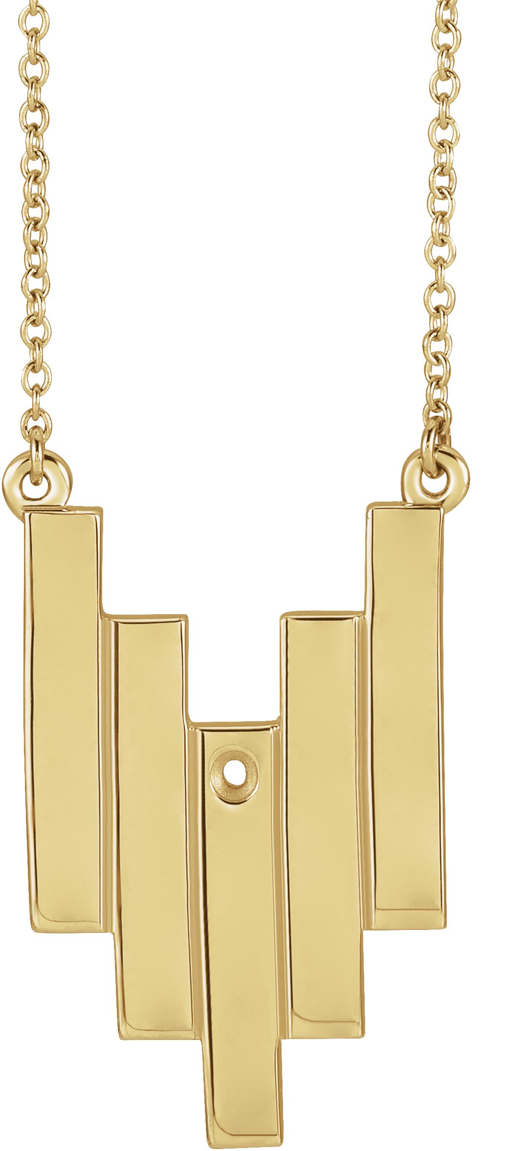 Engravable Family Geometric Necklace or Center
