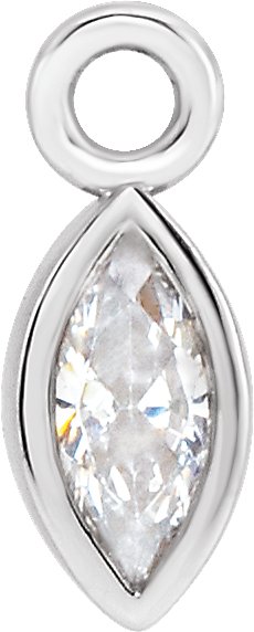 Bezel-Set Dangle