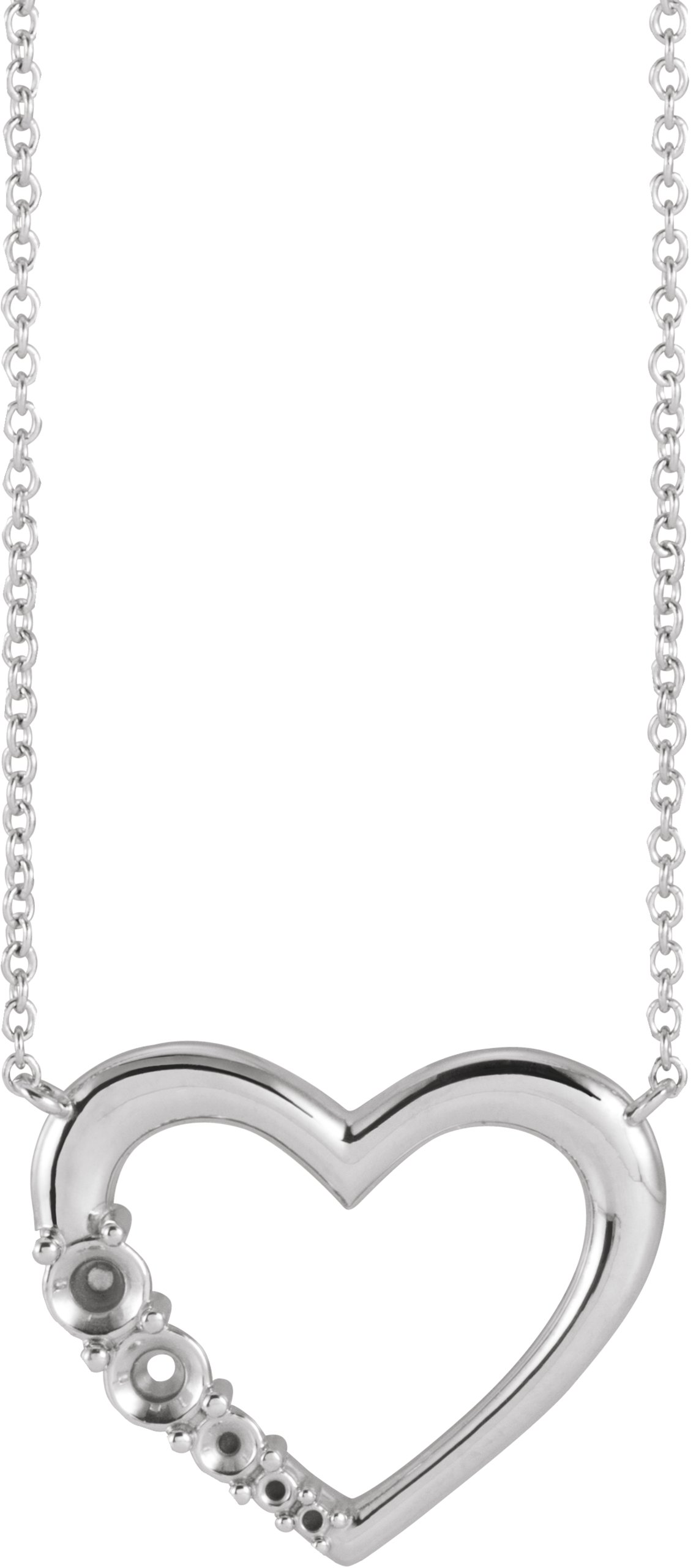 Family Heart Necklace or Center