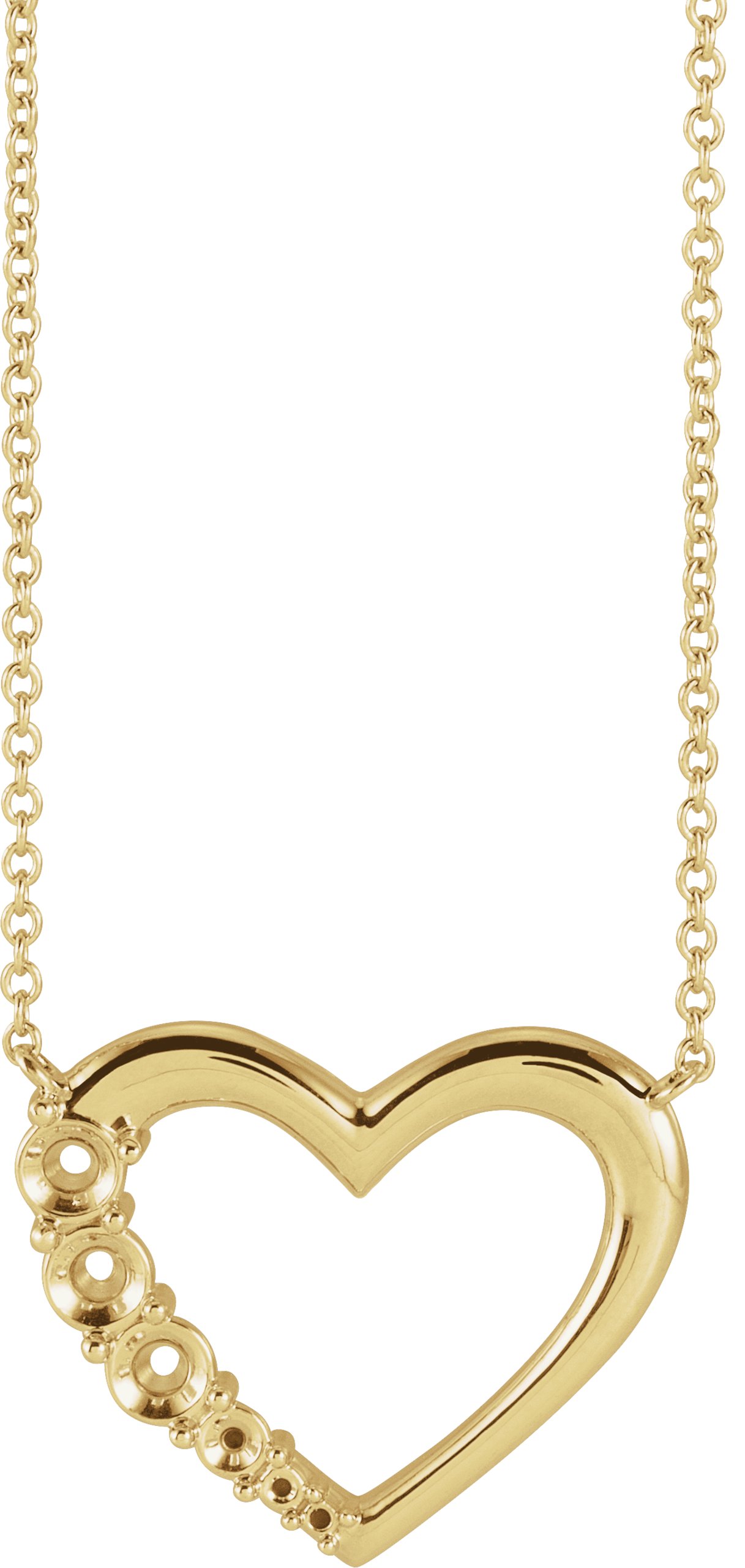 Family Heart Necklace or Center