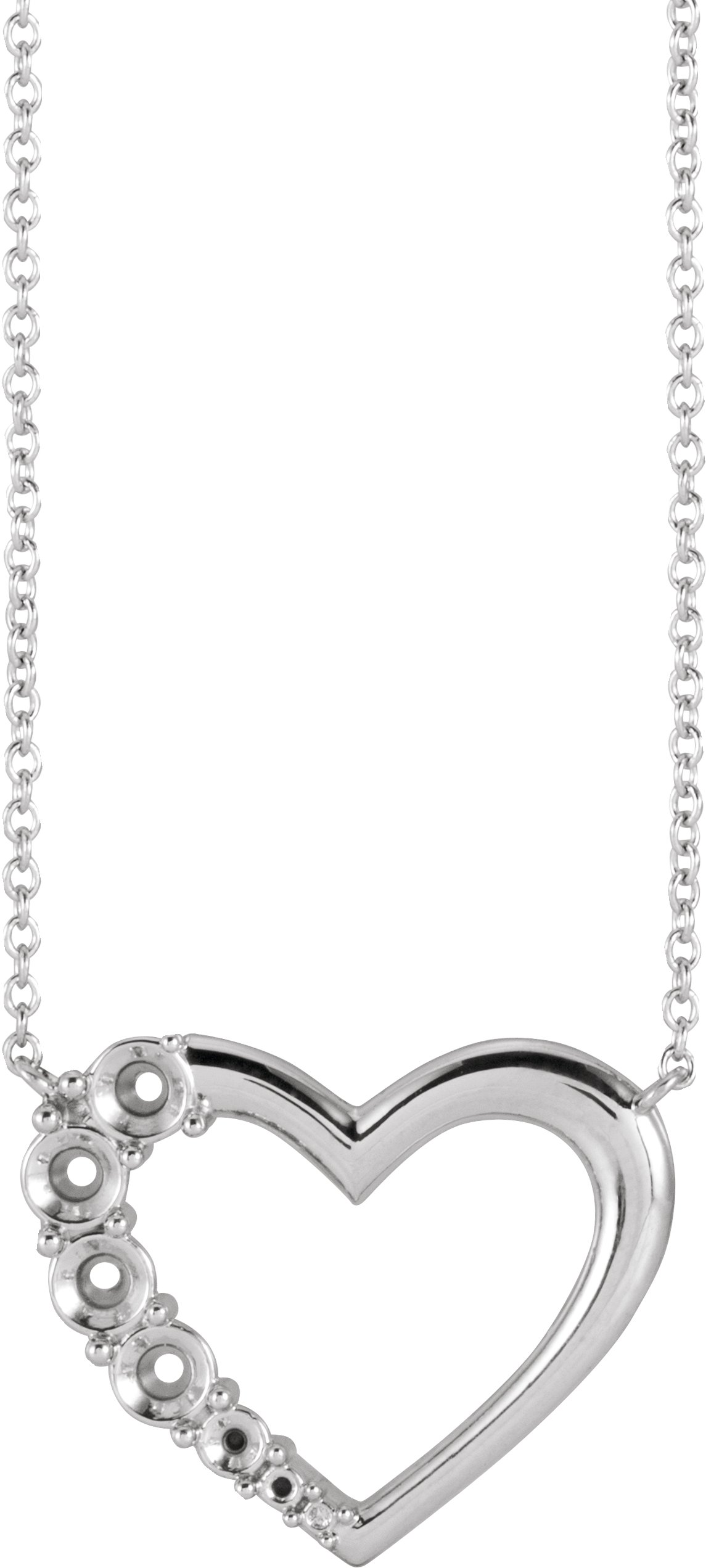 Family Heart Necklace or Center