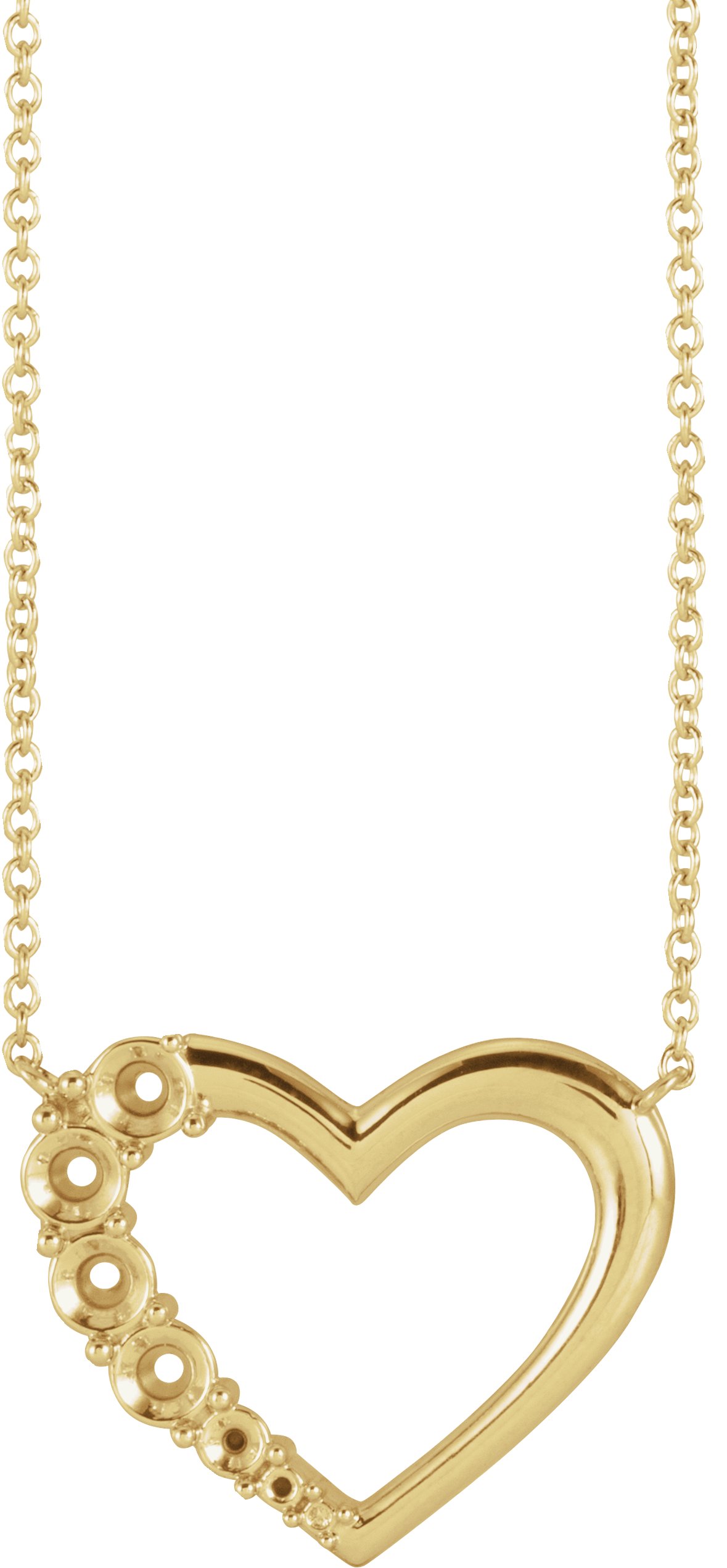 Family Heart Necklace or Center