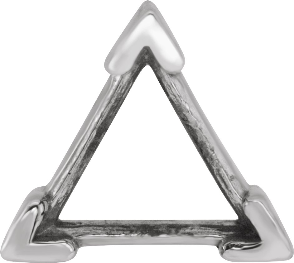 Triangle 3-Prong V-Prong Solid Base Setting