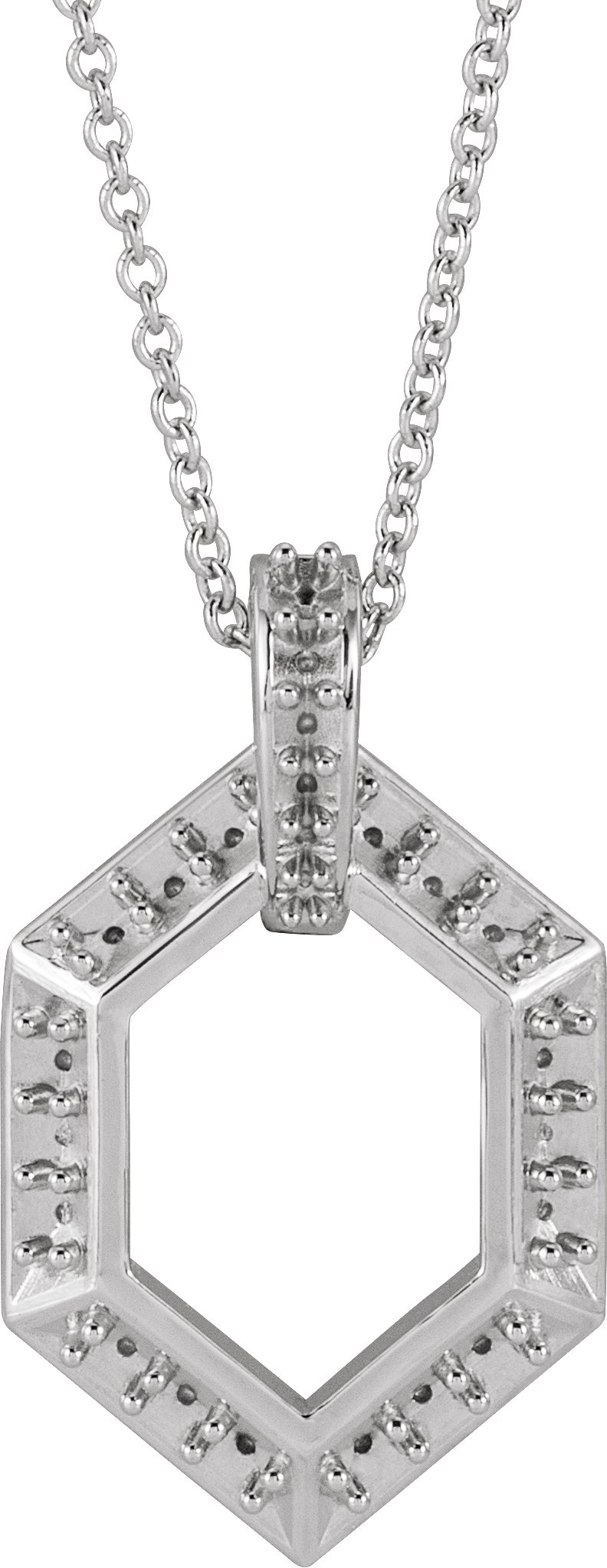 Family Geometric Necklace or Pendant