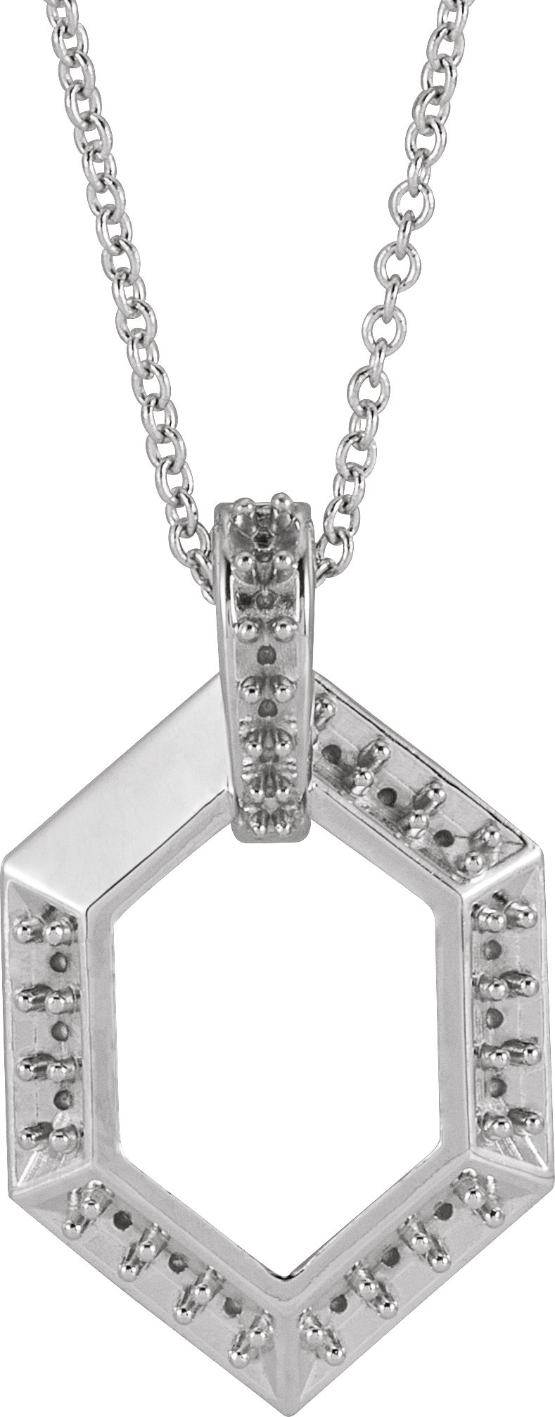 Family Geometric Necklace or Pendant
