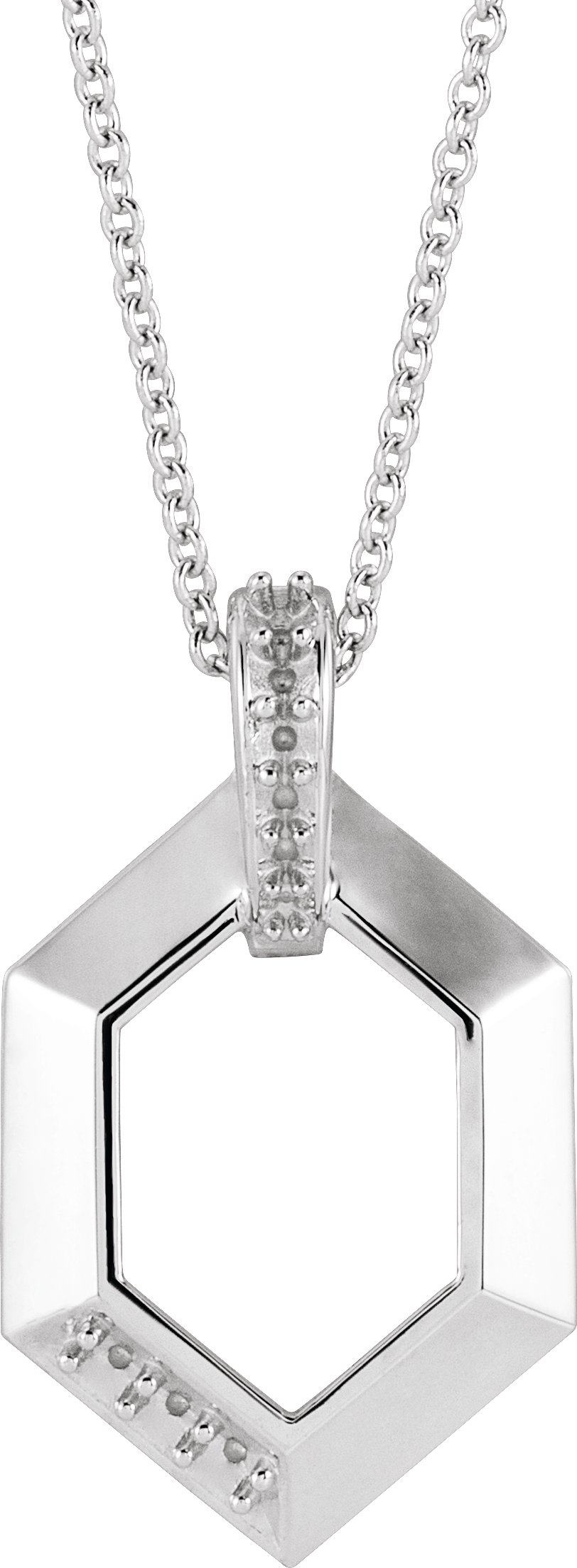 Family Geometric Necklace or Pendant