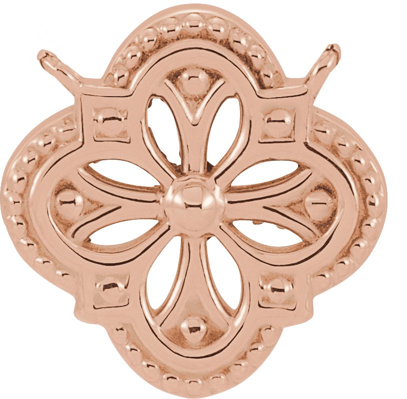 Vintage-Inspired Clover Necklace or Center