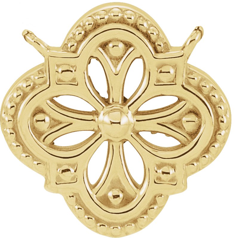 Vintage-Inspired Clover Necklace or Center