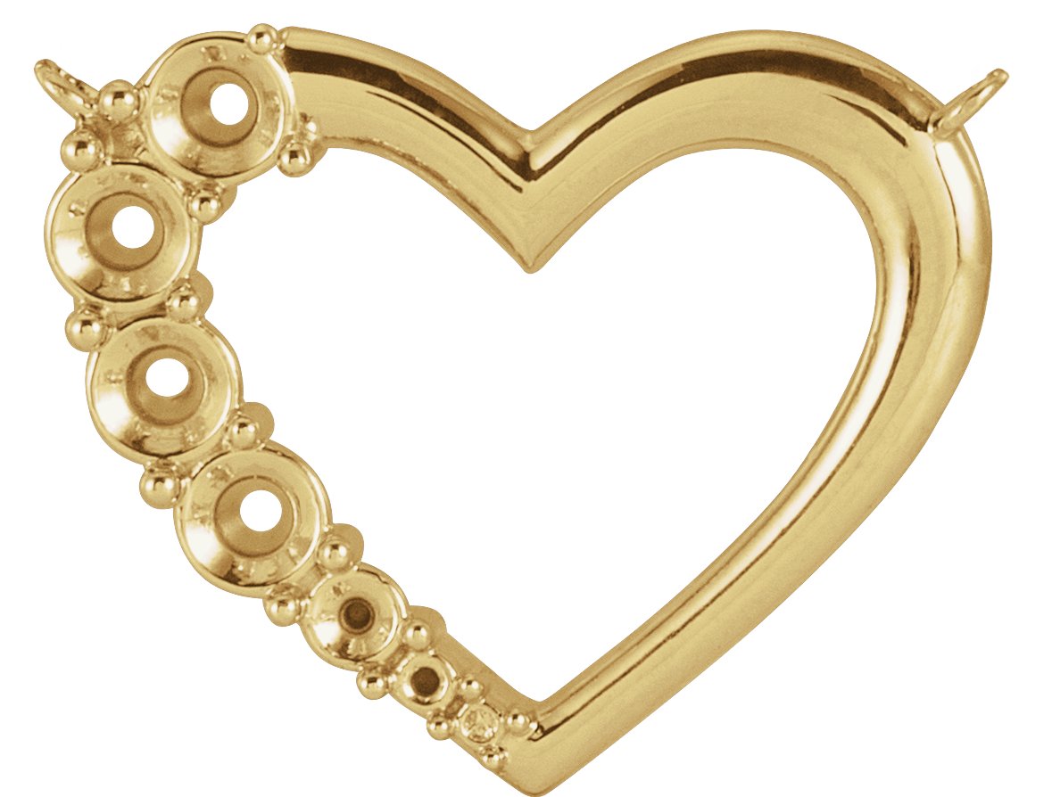 Family Heart Necklace or Center