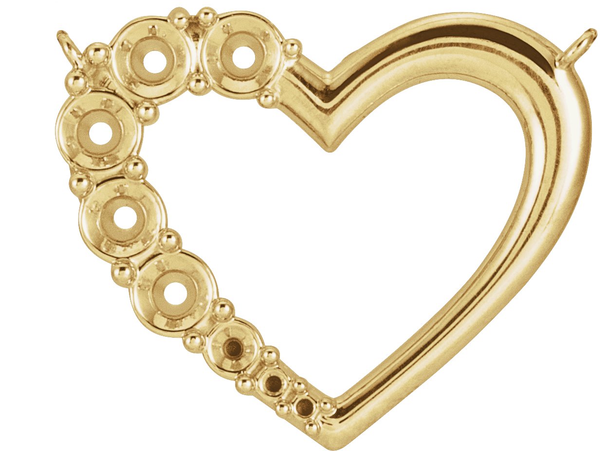 Family Heart Necklace or Center