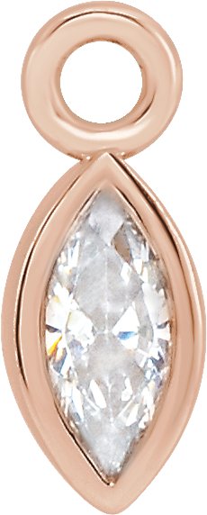 Bezel-Set Dangle