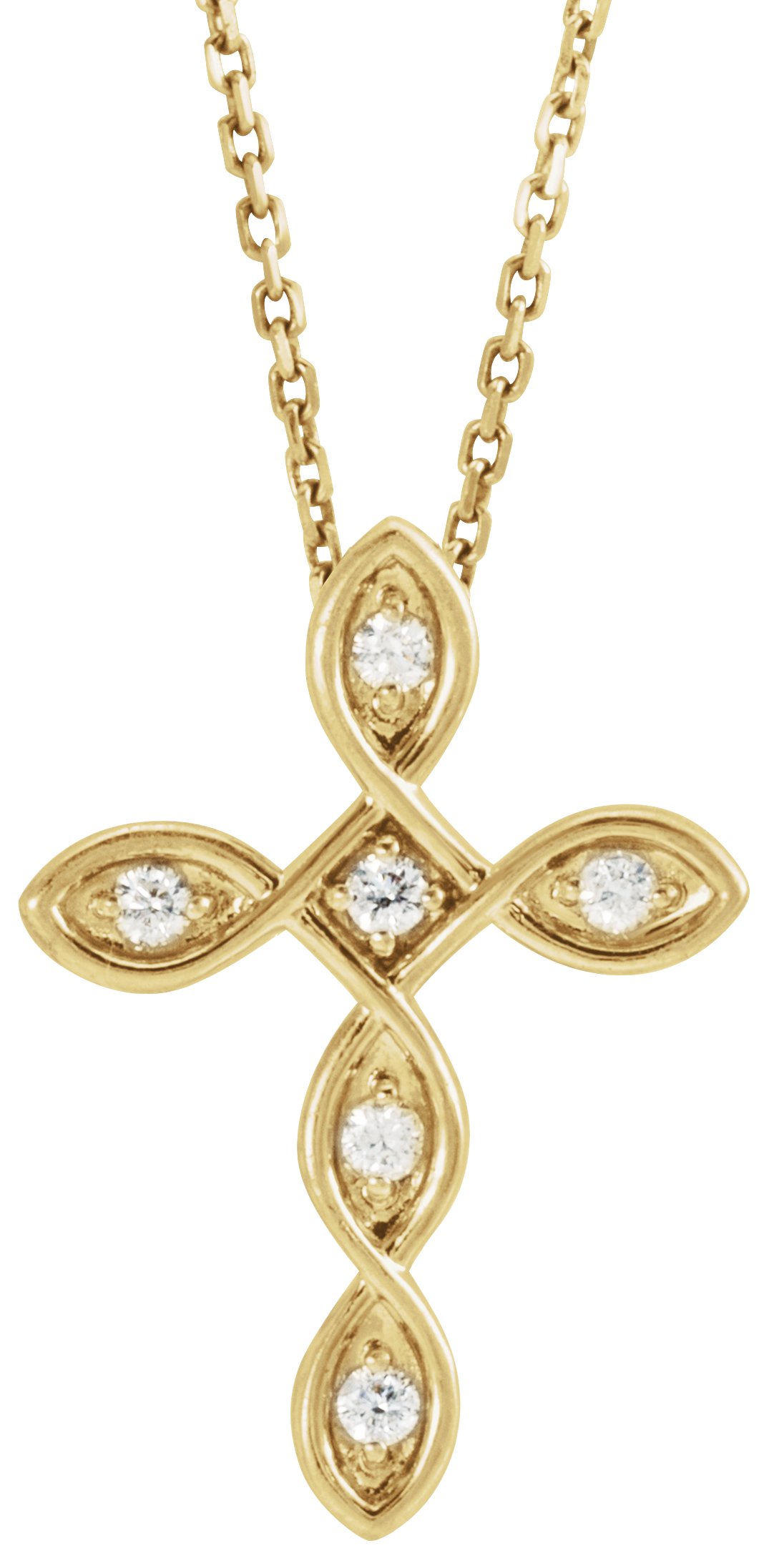 Accented Cross Necklace or Pendant