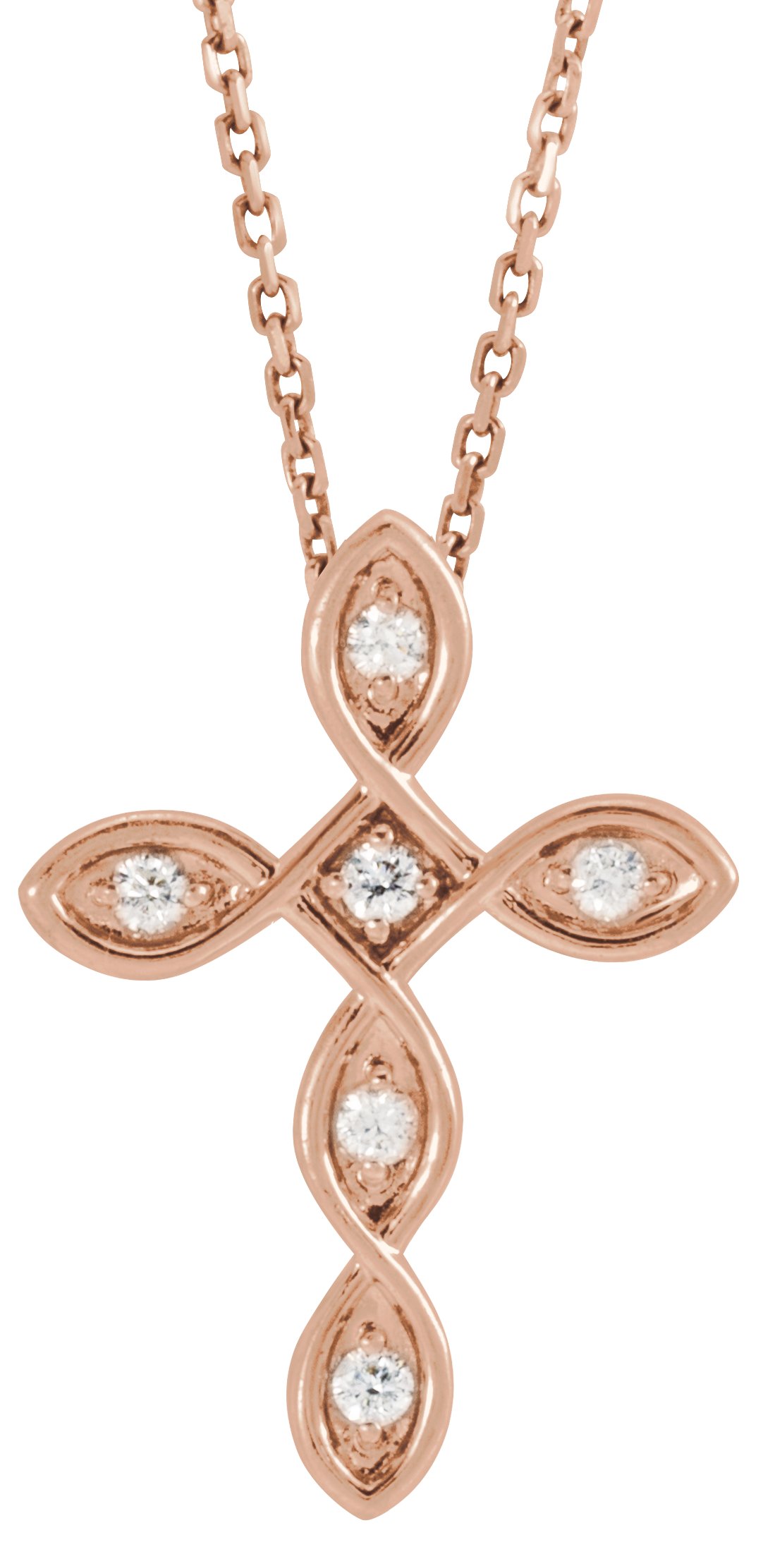 Accented Cross Necklace or Pendant