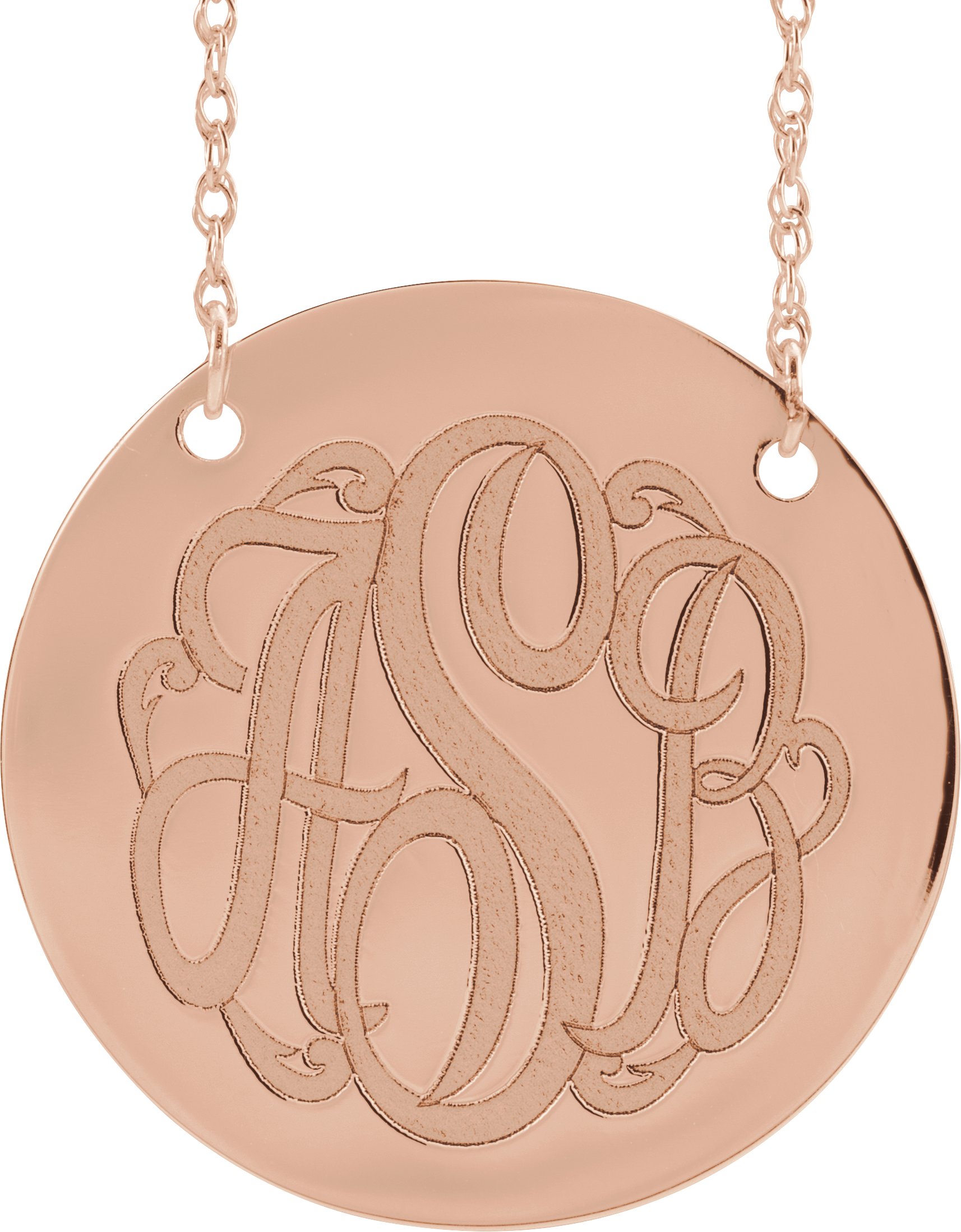 Script Monogram Necklace