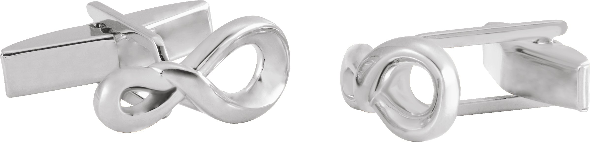 Infinity-Inspired Cuff Links